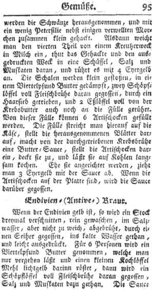 Endivien-Kraut, Gemüse