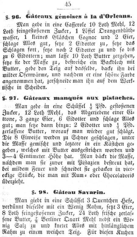 Gâteau Savarin