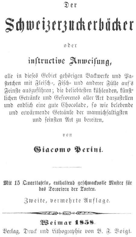 Schweizerzuckerbäcker, Perini, 1858